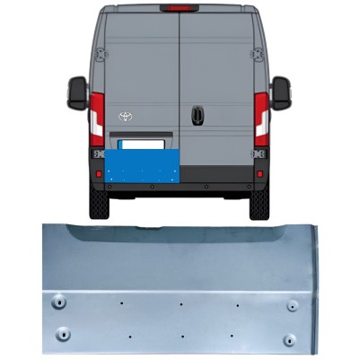 Rear door repair panel for Toyota Proace Max 2024- / Left 16736