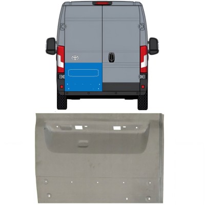 Rear door repair panel for Toyota Proace Max 2024- / Left 16724