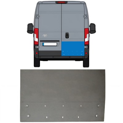 Rear door repair panel for Toyota Proace Max 2024- / Right 16725
