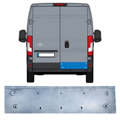 Rear door repair panel for Toyota Proace Max 2024- / Right 16722