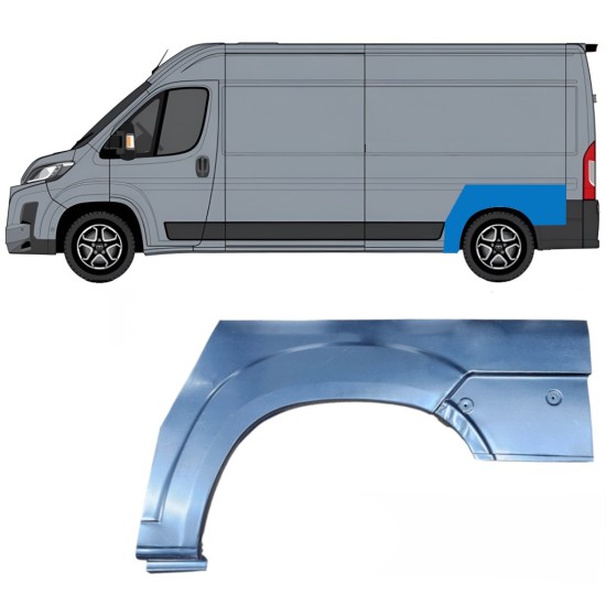 Rear wing repair panel for Toyota Proace Max 2024- / Left 16690
