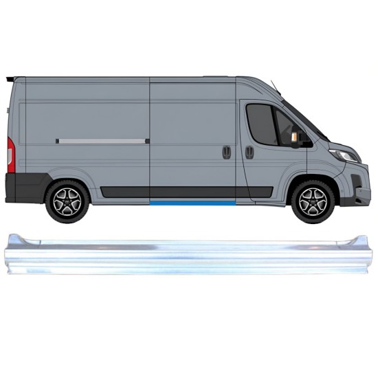 Sliding door sill repair panel for Toyota Proace Max 2024- / Right 16697