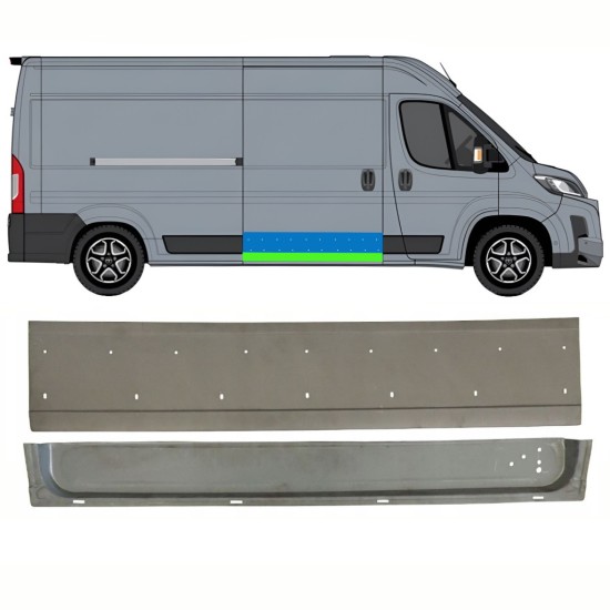 Sliding door repair panel for Toyota Proace Max 2024- / Right 16704