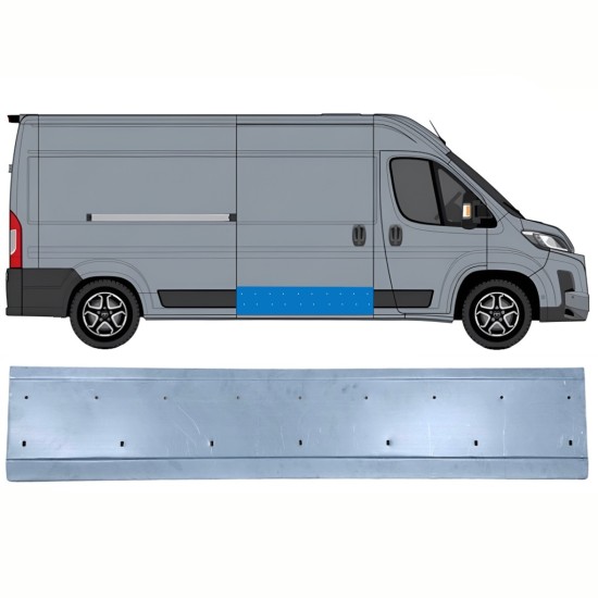Sliding door repair panel for Toyota Proace Max 2024- / Right 16703