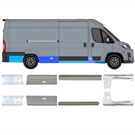 Repair panel set for Toyota Proace Max 2024- / Left+Right 16712