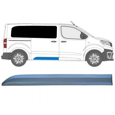 Rear side trim for Toyota Proace 2016- / Right 12818