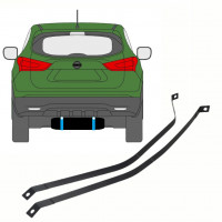 Fuel tank straps for Nissan Qashqai 2013-2017 10141