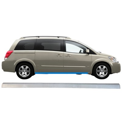 Lower sill repair panel for Nissan Quest 2003-2009 / Left = Right (symmetrical) 15104