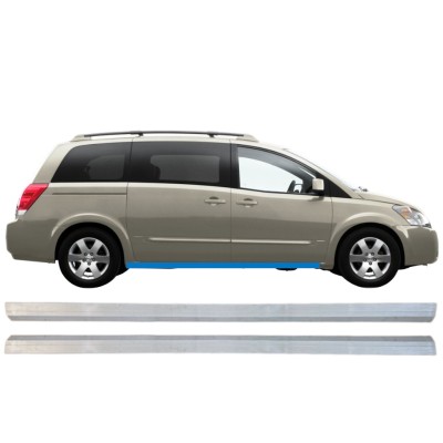 Lower sill repair panel for Nissan Quest 2003-2009 / Left+Right / Set 15105