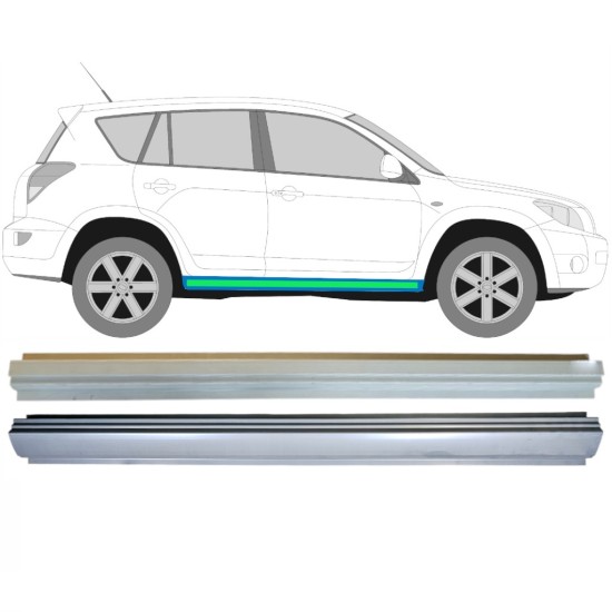 Inner and outer sill repair panel for Toyota Rav4 2006-2013 / Left = Right (symmetrical) / Set 14904