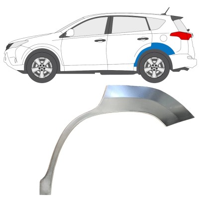 Rear wing repair panel for Toyota Rav4 2013-2018 / Left 16489