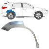 Rear wing repair panel