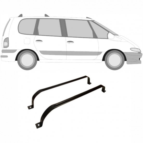 Fuel tank straps for Renault Espace 1997-2002 9345