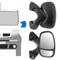 Electric wing mirror for Renault Trafic 2001-2014 / Left 8226