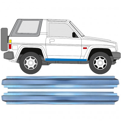 Sill repair panel for Daihatsu Fourtrak Rocky 1985-1993 / Left = Right (symmetrical) / Set 10468