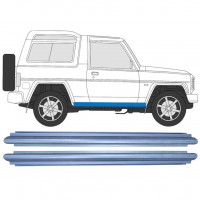 Sill repair panel for Daihatsu Fourtrak Rocky 1993-2001 / Left = Right (symmetrical) / Set 9761