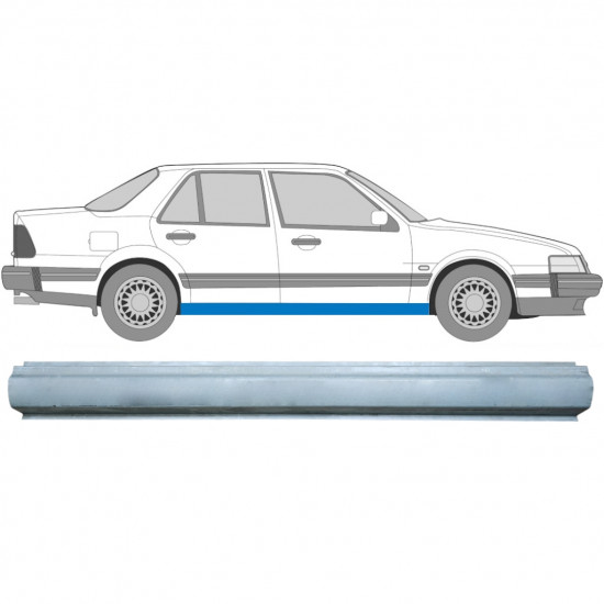 Sill repair panel for Saab 9000 1985-1998 / Left = Right (symmetrical) 6985