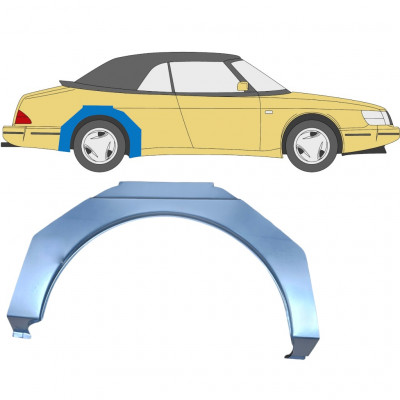 Rear wing repair panel for Saab 900 1978-1995 / Right 6981