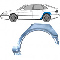 Rear wing repair panel for Saab 900 1994-1998 / Left 6984