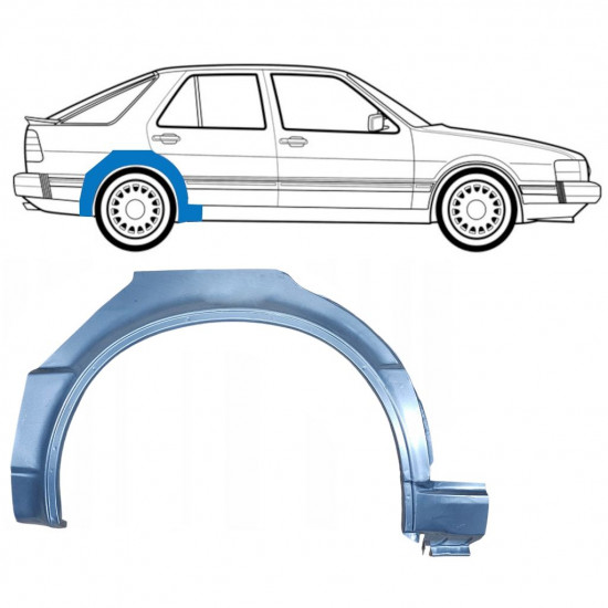 SAAB 9000 1985-1998 REAR WHEEL ARCH / RIGHT 