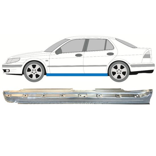 Full sill repair panel for Saab 9-5 1997-2010 / Left / COMBI / SEDAN 14630