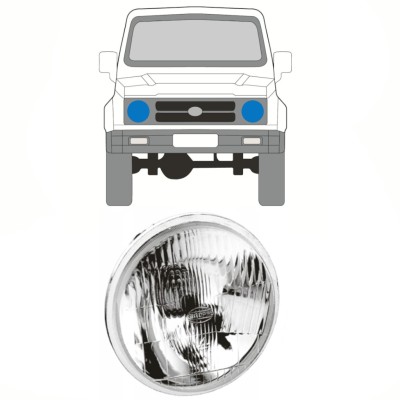 Headlight for Suzuki Samurai 1981- / Left = Right (symmetrical) 15858