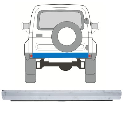 Inner rear section repair panel for Suzuki Samurai 1981- 16123