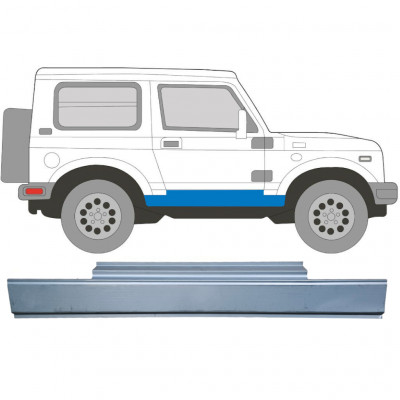 Sill repair panel for Suzuki Samurai 1981-1998 / Left = Right (symmetrical) 5050