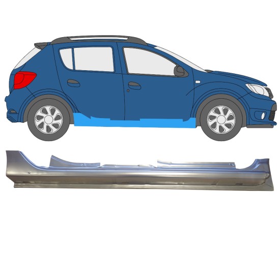 Full sill repair panel for Dacia Sandero 2012-2020 / Right 14843