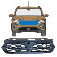 Grille for Dacia Sandero Stepway 2021- 11549