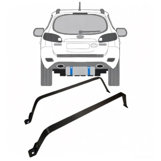 Fuel tank straps for Hyundai Santa Fe 2006-2012 9310