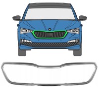 Radiator grille frame for Skoda Scala 2019- 16227