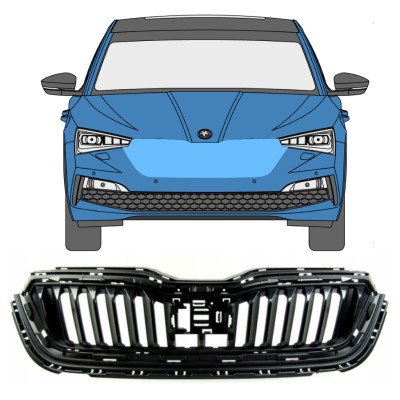 Grille for Skoda Scala 2019- 16226