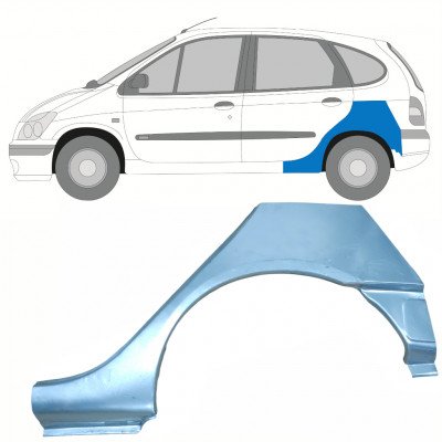 Rear wing and sill repair panel for Renault Scenic 1995-2003 / Left 8406