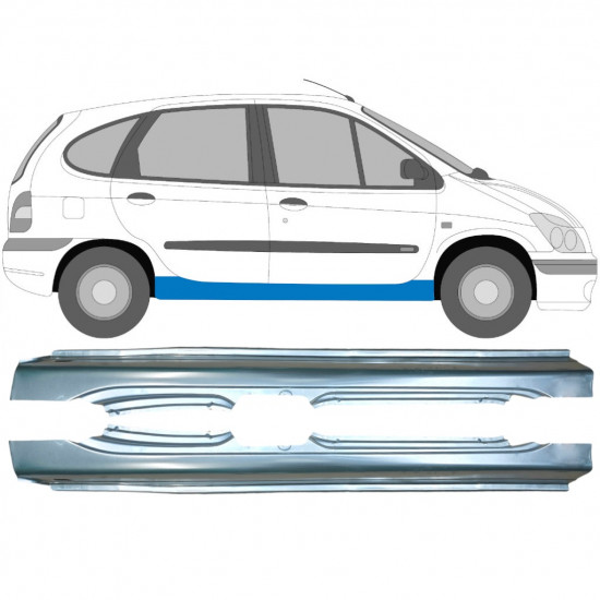 Sill repair panel for Renault Megane / Scenic 1995-2003 / Left+Right / Set 9258