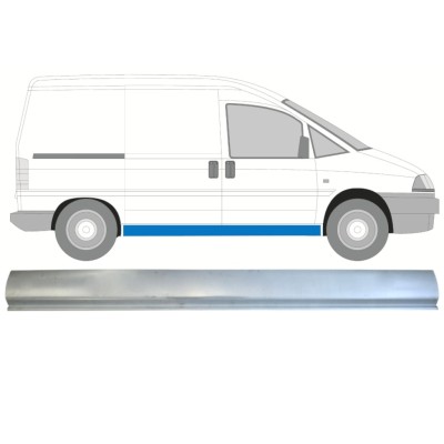 Sill repair panel for Fiat Scudo 1994-2007 / Left = Right (symmetrical) 14525
