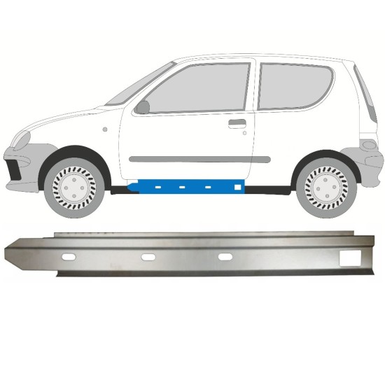 Inner sill repair panel