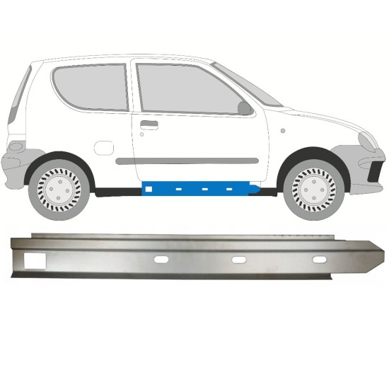 Inner sill repair panel