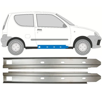 Inner sill repair panel for Fiat Seicento 1998-2010 / Left+Right / Set 14716