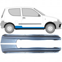 Full sill repair panel for Fiat Seicento 1998-2010 / Left+Right / Set 9598