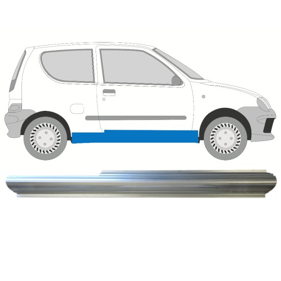 Sill repair panel