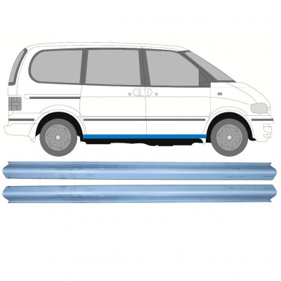 Sill repair panel for Nissan Serena 1992-2001 / Left = Right (symmetrical) / Set 9760