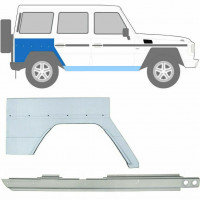 Sill and rear wing repair panel for Mercedes G-Class 1979- / Right / Set 10005