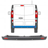 Rear bumper PDC with lamp for Renault Trafic 2014- /  9942