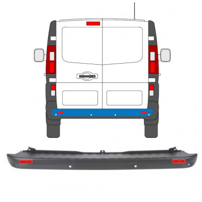 RENAULT TRAFIC 2014- REAR BUMPER CENTRAL PDC LAMP