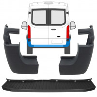 Rear bumper corner for Ford Transit 2014- / Set 9732