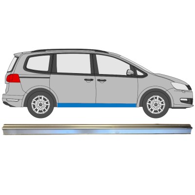 Lower sill repair panel for Volkswagen Sharan 2010-2022 / Left = Right (symmetrical) 14605