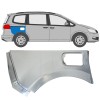 Rear wing repair panel