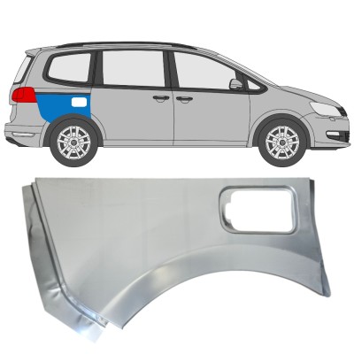 Rear wing repair panel for Volkswagen Sharan 2010-2022 / Right 14597
