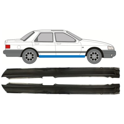 Full sill repair panel for Ford Sierra 1982-1993 / Left+Right / Set 9774